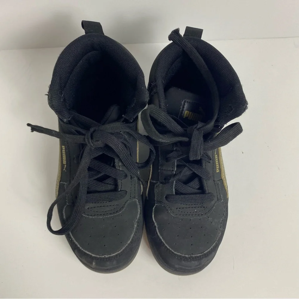 PUMAS SHOES YOUTH 13C PUMA CAVEN 2.0 MID NBK PS BLK‎ 395581